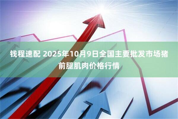 钱程速配 2025年10月9日全国主要批发市场猪前腿肌肉价格行情